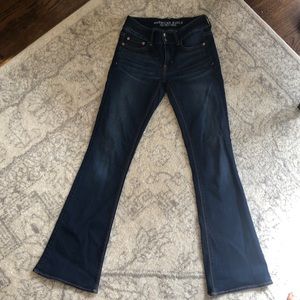 American Eagle High Waist Artist Flair Jean Sz 4